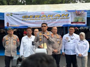 Wakapolda Metro Jaya Buka Gerakan Pangan Murah Jelang HUT ke-80 RI