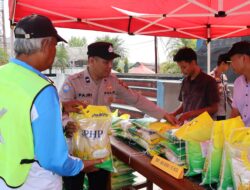 Polsek Lawang Kidul Gelar Gerakan Pangan Murah, 2 Ton Beras Ludes Dalam 90 Menit