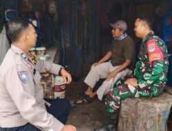 Sinergi TNI–Polri di Mustikasari, Warga Diimbau Waspada Curanmor dan Penipuan Online