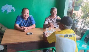 Bhabinkamtibmas Pedurenan Monitoring Wilayah dan Kunjungan Warga