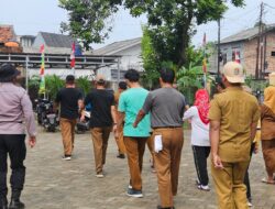 Jelang Lomba PBB, Bhabinkamtibmas dan Babinsa Dampingi Warga Jatiraden Berlatih