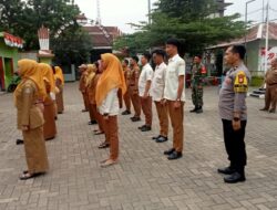 Bhabinkamtibmas dan Babinsa Jatikramat Latih PBB Sambut HUT RI ke-80