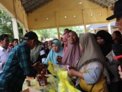 Warga Gunung Megang Antusias Serbu Gerakan Pasar Murah, Harga Sembako Jauh Lebih Murah!