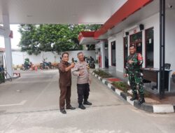 TNI–Polri di Bantargebang Patroli Bersama di SPBU Padurenan, Himbau Warga Tingkatkan Keamanan Kendaraan