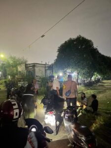 Patroli 3 Pilar Bekasi Utara Tertibkan Pelajar yang Langgar Jam Malam