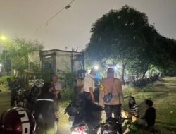 Patroli 3 Pilar Bekasi Utara Tertibkan Pelajar yang Langgar Jam Malam