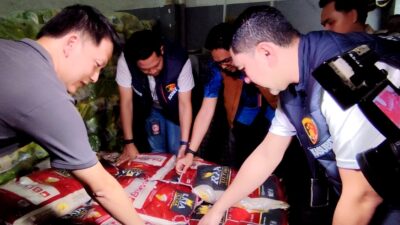 Polda Metro Jaya Sidak Gudang Beras, Temukan 90 Ton Stok di PT Belitang Panen Raya