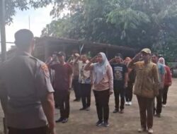 Aparatur Kelurahan Mustikasari Latihan PBB dan Yel-Yel Jelang Lomba Tingkat Kota Bekasi