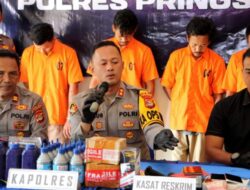Polres Pringsewu Amankan 13 Tersangka Selama Operasi Sikat Krakatau 2025
