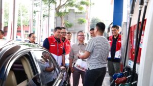Kunjungan Executive General Manager Pertamina Ke SPBU KM 57 Dan Fasilitas Pertamina Balongan