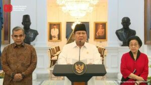 Pernyataan Sikap Presiden Prabowo Subianto Di Istana Negara Jakarta