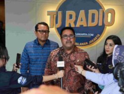Wagub DKI Jakarta H Rano Karno, Kunjungi Studio Teman Jakarta (TJ )Radio Di Cempaka Putih