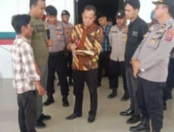 Diduga Adanya Penyalahgunaan Wewenang, Perwakilan Masyarakat Desa Simatahari Kecamatan Kota Pinang, Gelar Unjuk Rasa Di Polres Labusel