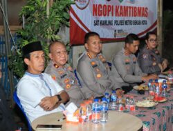 Kapolres Metro Bekasi Kota “Ngopi Kamtibmas” Bersama Warga RW. 04 Mustikasari