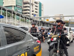 Patroli Skala Besar Polda Metro Jaya, 176 Personel Sisir Jakarta dengan Pendekatan Humanis