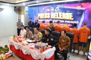 Dukung Asta Cita, Polres Priok ungkap Penyalahgunaan 3 Kg Gas Bersubsidi ke 557 Tabung Portable