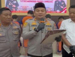 Polres Jombang Ungkap Hasil Operasi Tumpas Narkoba 2025