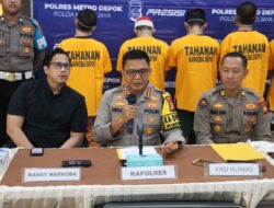 Polres Metro Depok Ungkap Kasus Ganja 78 Kilogram, Enam Tersangka Diamankan