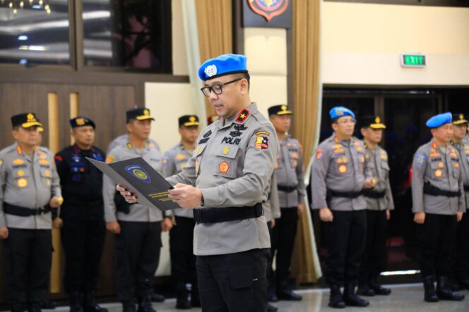 
					Kapolri Pimpin Upacara Pelepasan Kontingen Garbha Satgas FPU 7 MINUSCA