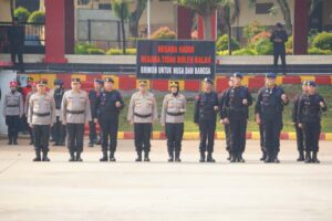 Dankorbrimob Polri Hadiri Gladi Bhakti Widya Dharana Lastarya Penutupan Dasba Siswa Diktuk Bintara Polwan Angkatan Ke-58