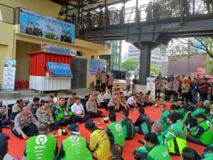 Polda Metro Jaya Bentuk Komunitas ‘Ojol Kamtibmas’ di Jakarta