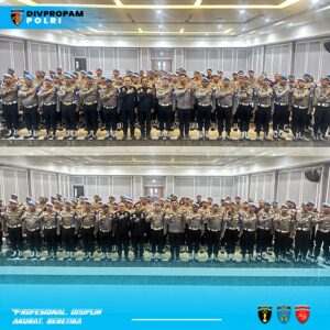 Divpropam Polri Gelar Pelatihan Sistem Pengamanan dan Audit VIP Bersama Tenaga Ahli