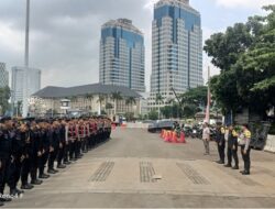 Apel Kesiapsiagaan Pengamanan Aksi Unjuk Rasa di Kawasan Patung Kuda, Gambir