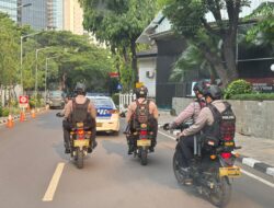 Ciptakan Rasa Aman dan Nyaman Polda Metro Jaya Laksanakan Patroli Skala Besar