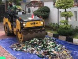 Kejari Semarang Gelar Pemusnahan Barang Bukti Yang Telah Berkekuatan Hukum Tetap