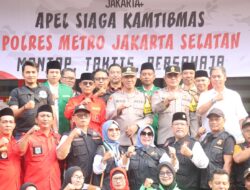 Polres Metro Jakarta Selatan Gelar Apel Siaga Kamtibmas Dalam Rangka “Jaga Jakarta” Dan Pemeliharaan Kamtibmas