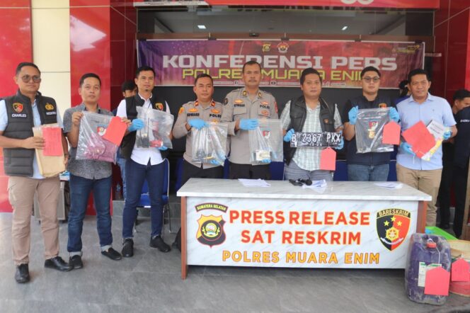 
					Polres Muara Enim Ungkap Kasus Dugaan Tindak Pidana Korupsi Dana Desa Darmo Kasih