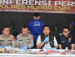 POLRES MUARA ENIM BERHASIL UNGKAP KASUS PEMBUNUHAN DI DESA KARANG RAJA, PELAKU DIBEKUK SETELAH BURON SELAMA 1 TAHUN LEBIH