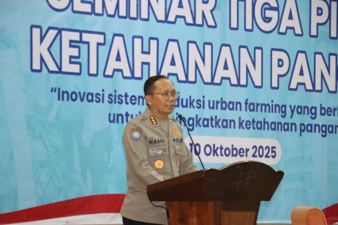 
					Polda Metro Jaya Gelar Seminar Tiga Pilar Bahas Inovasi Urban Farming untuk Ketahanan Pangan