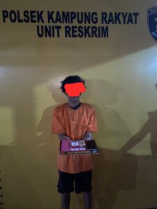 Polsek Kampung Rakyat Bekuk Pengedar Sabu di Teluk Panji, 1,86 Gram Barang Bukti Diamankan
