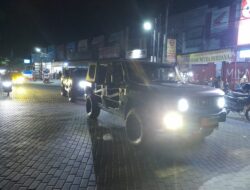 Pantau Wilayah, Kodim 0510/Trs Rutin Patroli Malam