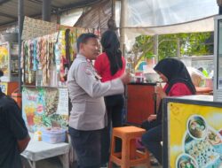 Bhabinkamtibmas Cideng Imbau Karyawan Alfamart Waspada Curanmor dan Penipuan Online