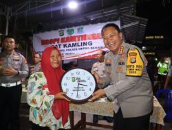 Polres Metro Bekasi Kota dan Ditbinmas PMJ Gelar Ngopi Kamtibmas Bareng Warga Rawa Semut