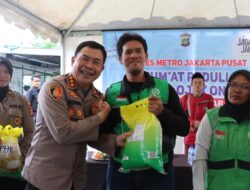 Kapolres Metro Jakpus Resmikan Gerai Rakyat Auto ke-4 untuk Ojol: “Polisi dan Ojol Sama-sama Mengabdi untuk Masyarakat”