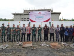 Dandim 1710/Mimika Dampingi Kasdam XVII/Cenderawasih Hadiri Groundbreaking Pembangunan Koperasi Desa dan Kampung Merah Putih