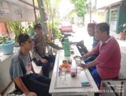 Sambang Warga RW 02 Galur, Bhabinkamtibmas Perkuat Sinergi dan Kamtibmas