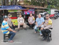 Pemantauan Wilayah Sore Hari, Polsek Johar Baru Antisipasi Gangguan Kamtibmas dan Tawuran Warga di Tanah Tinggi