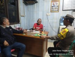 Bhabinkamtibmas Galur Sambangi Pos Kamling RW 06, Ajak Warga Jaga Kondusivitas Lingkungan