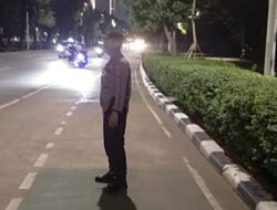 Patko 1012 Lakukan Pemantauan di Sekitar IRTI Monas, Antisipasi Parkir Liar Saat Tablig Akbar