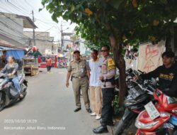 Bhabinkamtibmas Kampung Rawa Intensifkan Patroli dan Monitoring Area Pasar Gembrong