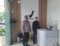 Jaga Objek Vital, Bhabinkamtibmas Lakukan Cooling System di Kantor BPOM