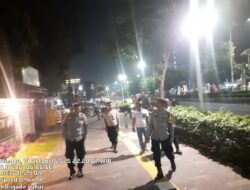 Dini Hari Kondusif! Tiga Pilar Senen Gelar Patroli Antisipasi Gangguan Kamtibmas