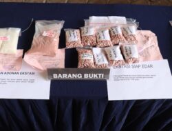 Polsek Sawah Besar Bongkar Pabrik Ekstasi Rumahan di Kedoya, 80 Ribu Butir Gagal Edar
