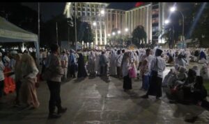 Doa untuk Negeri, Polsek Sawah Besar Amankan Istigosah Hari Santri di Masjid Istiqlal