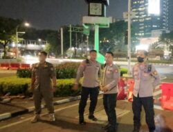 Patroli Malam di Kawasan Merdeka Selatan, Polisi Antisipasi Balap Liar dan Gangguan Kamtibmas