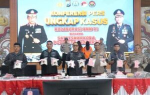 Satres Narkoba Polres Sidoarjo Berhasil Gagalkan penyelundupan Sabu Seberat 8.226 Kilogram